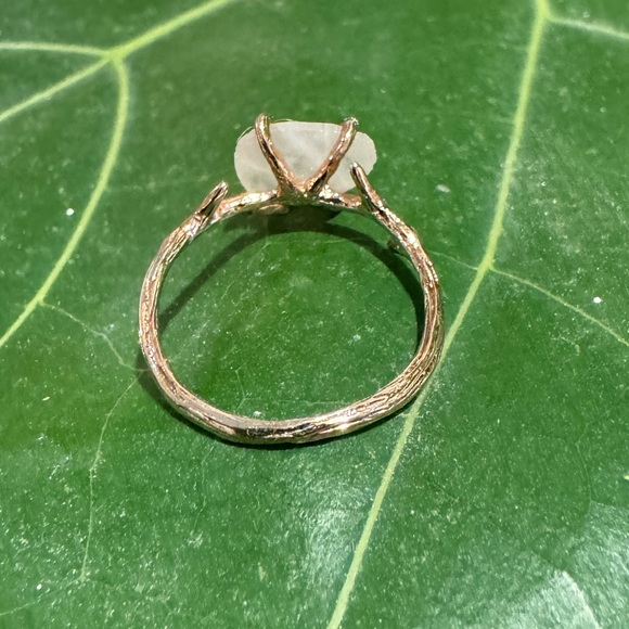 Rose Quartz Ring in Rose Gold - size 7 - Picture 6 of 12